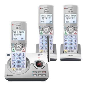 AT&T Connect to Cell DL72310 Cordless Telephone, Base and 2 Additional Handsets